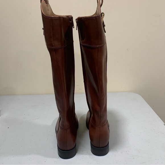 NWOB Vionic Phillipa Women High Shaft Boot 6.5 brown leather ridding boots 2207 - Picture 5 of 13